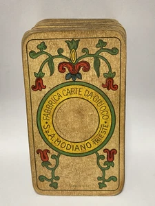 Mazzo Tarocchi Modiano 1953 completo 78 carte retro rosso - Picture 1 of 7
