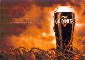 Guinness Halloween Beer Sign - METAL advertising sign - Dublin Ireland - Picture 1 of 1