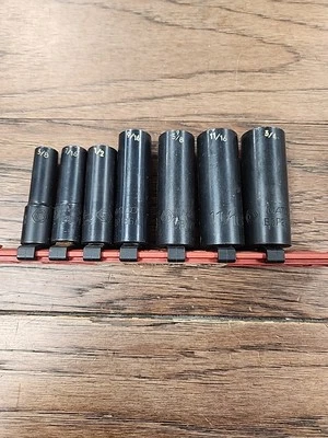 MATCO TOOLS  SBDP116TA  3/8" DRIVE 17 PIECE SAE 6 POINT DEEP IMPACT SOCKET SET - Image 1 of 4