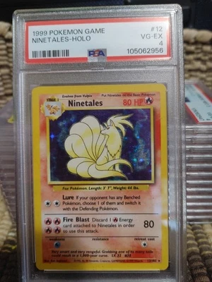 1999 Pokemon Game 12/102 Ninetales Holo Rare PSA 4 VG - EX Vintage Wotc Card - Image 1 of 2