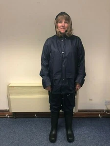 Brecon - Navy Blue Storm Proof Unisex Breathable Jacket & Trousers size Large - Picture 1 of 4