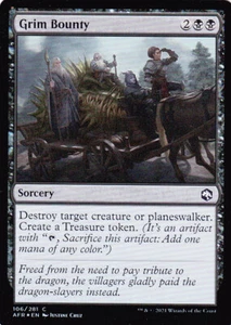 ADVENTURES IN THE FORGOTTEN REALMS..GRIM BOUNTY..FOIL..MTG..NRMT NP..COMMON - Bild 1 von 1