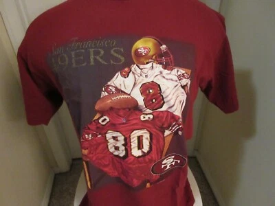 Camiseta San Francisco 49ers Steve Young & Jerry Rice VNTG - Imagem 1 de 4