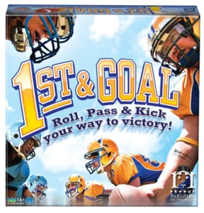 NIS 1st & Goal FOOTBALL Board Game - Roll Your Way to Touchdowns! - Picture 1 of 3