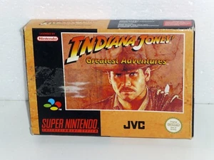 Indiana Jones Greatest Adventures - Super Nintendo Snes - Boxato versione Pal - Foto 1 di 14