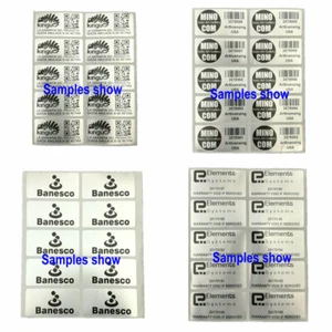 1000 Personalized Sticker Warranty Void If Removed Tamper Proof 1.57'' x 0.79" - Picture 1 of 5