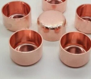 Pack of 4 x 15 mm Copper End Feed Stop End Cap Fittings For Cooper Pipe Plumbing - Picture 1 of 1