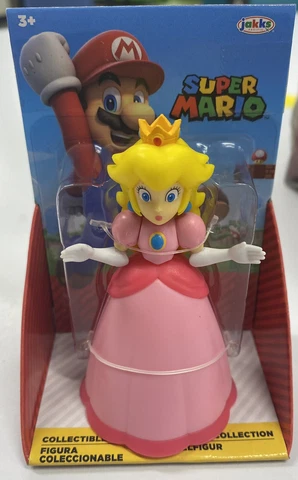 PRINCESS PEACH ARTICULATED ELBOWS Super Mario 2.5” Jakks Pacific Nintendo 2023 Cover