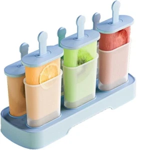 6Pcs Ice Popsicle Maker-BPA Free,Easy-Release Ice Pop Molds,Homemade - Picture 1 of 7