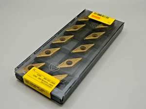 10x Wendeschneidplatten Sandvik VBMT 160408-MM 2025 Carbide inserts VBMT 332-MM - Picture 1 of 4