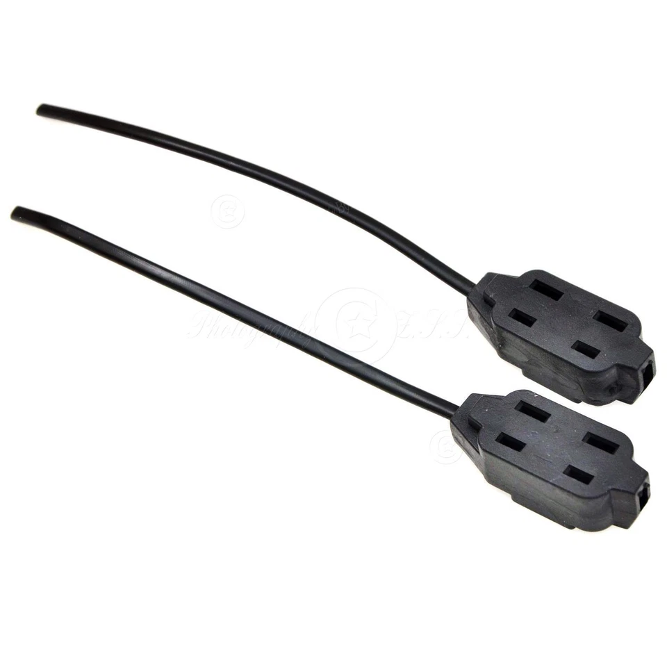 2x 1 To 3 Sockets Splitter CA/US Connector IP Camera Power Supply Adapter Plug - Image 1 of 4