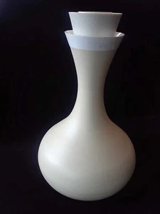Vtg. MCM Cream Therm Ware Decanter - David Douglas Genie Decanter Carafe Bottle - Picture 1 of 5