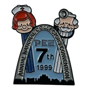 Pez 1999 Pin 7th Annual National Collectors Convention Anstecknadel Krankenschwester Arzt - Bild 1 von 6