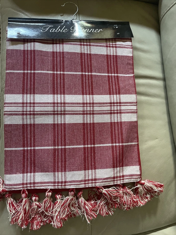NWT Vatican Homes Christmas Table runner 100 % Polyester  14x72in Gorgeous - Image 1 of 2