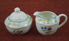 Mikasa Country Chalet Sugar Bowl & Creamer Pitcher Country Charm