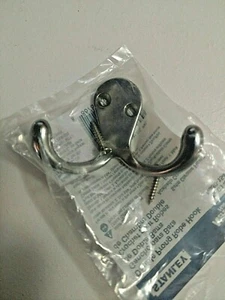Double Prong Robe Hook - National N830-154 - Lot Qty: 5 - Lot#984 - Picture 1 of 2