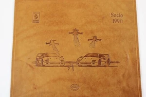 1990’s Ferrari F40 Schedoni Leather Commemorative Board Socio 1990 F50 Enzo - Bild 1 von 7