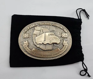 California Truck Driving Championship State Finalist 2008 Custom Belt Buckle - Picture 1 of 3