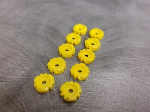 1/64 Farm custom scratch tractor yellow inner wheel weights (5 pair) - Picture 1 of 6