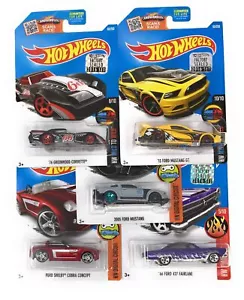 Hot Wheels Muscle Car Madness 5 Pack Random Diecast Bundle Set with Various C... - Picture 1 of 4