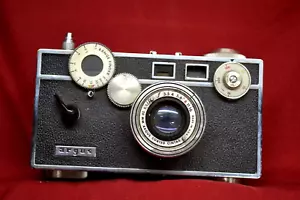 Argus C3 Rangefinder 35mm Black Film Camera 50mm f/3.5 Lens Tested - Picture 1 of 15