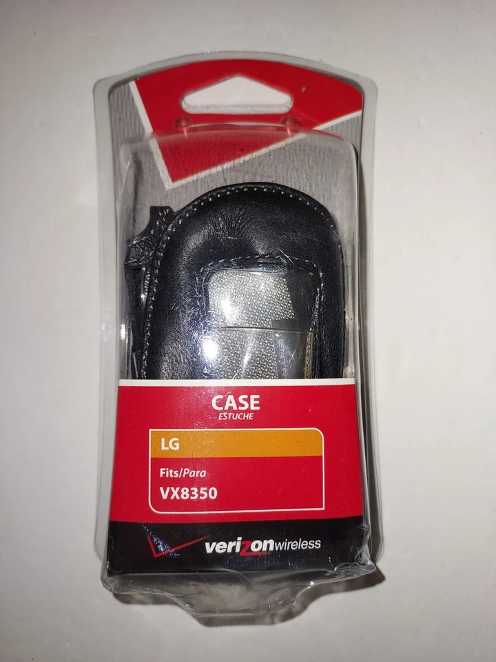 Funda Verizon Wireless LG VX8350 Cuero Negro NUEVA Foto 1 de 2