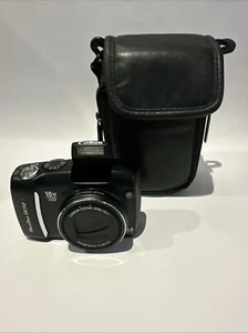 Canon PowerShot SX120IS 10 MP Digital Camera, 10x Optical Zoom Black With Case - Picture 1 of 7