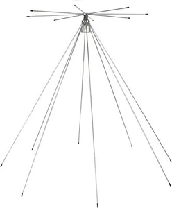 200 Watt Wideband Discone Antenna Vhf Uhf Stainless Steel Long Range Performance - Picture 1 of 3