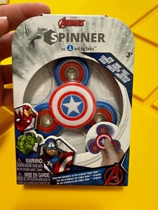 Fidget Spinner Anxiety Spinning Toy Marvel Avengers Universe Captain America NEW - Picture 1 of 14