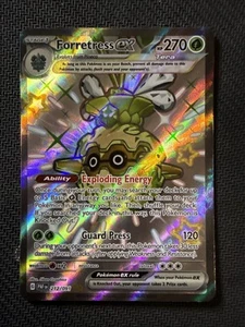Forretress ex 212/091 - Shiny Ultra Rare - Paldean Fates - Pokemon TCG - Picture 1 of 2