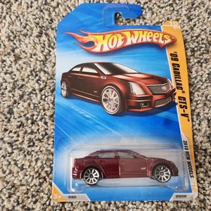 HOT WHEELS '09 CADILLAC CTS-V - DARK RED - 2010 NEW MODELS SERIES - NEW IN PKG - Bild 1 von 1