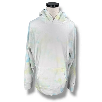 Todd Snyder x Champion Hoodie Men's 2XL XXL White Blue Green Pink Tie Dye - Image 1 of 4
