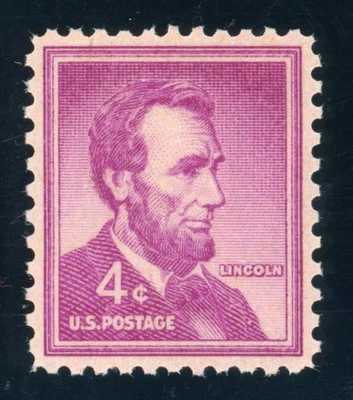 US Stamp #1036a Lincoln 4c - PSE Cert - XF-SUP 95 - MNH - SMQ $45.00 - Image 1 of 2