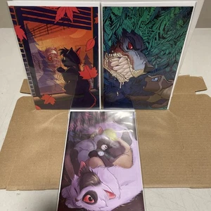 Feral #3 #4 Virgin Variant Cover by Trish Forstner & Tony Fleecs SET - Picture 1 of 4
