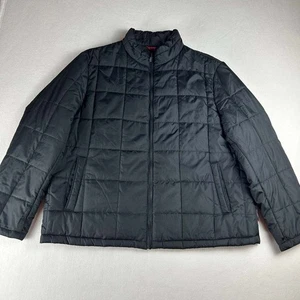 Calvin Klein 3 in 1 Jacket Mens XL Black Water Resistant Quilted Full-Zip Puffer - Picture 1 of 8
