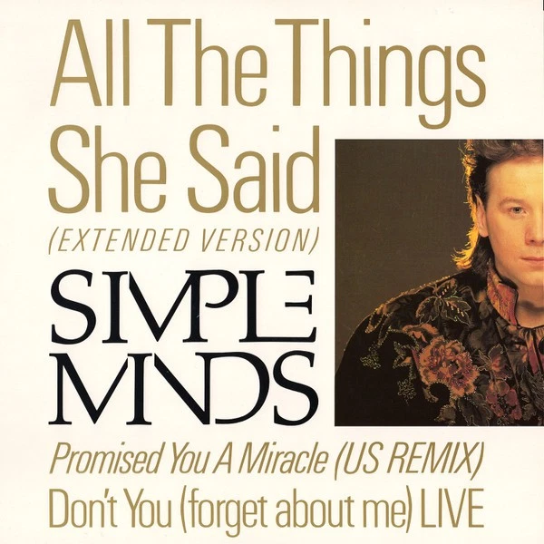 Simple Minds - All The Things She Said Extended Version - Used Vin - V16669z - Image 1 of 1