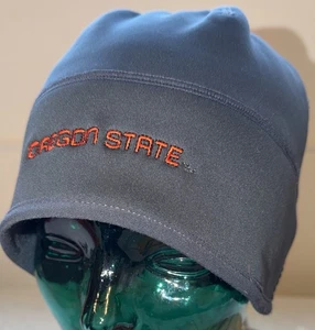 NIKE "OREGON STATE" GRAY BEANIE, FLEECE LINED, COVER EARS, ONE SIZE. VGC.   #5 - Picture 1 of 4