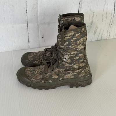 Palladium Boots Shoes Mens Size 8 Camo Lace Up Rugged Combat Army Outdoor Hiking - image 1 of 4