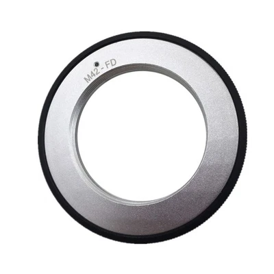 Aluminium M42-FD Screw Lens Mount Adapter Ring For Canon FD TO M42 Mount Camera - Image 1 of 4