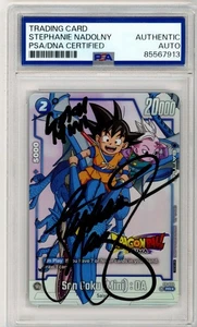 PSA signiert Stephanie Nadolny Dragon Ball Super Son Goku (Mini) : DA FP-024 - Bild 1 von 2