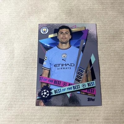 501 RODRI MAN CITY TOPPS UEFA CHAMPIONS LEAGUE 2022-23 2023 STICKER FOOT