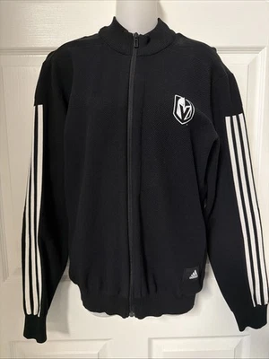 ADIDAS ID Prime вязаный трек куртка NHL Vegas золотой рыцарей черный DY3465 средний - Изображение 1 из 4