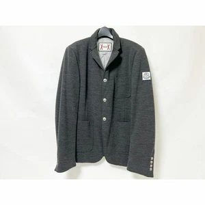 MONCLER GAMME BLEU Men's Grey Cotton Wool Jacket Size 3 #EI BHA - Picture 1 of 10