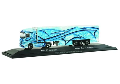 Herpa Rimorchio refrigerato Mercedes-Benz Actros LH "MM Transporte"  H0 121088 - Immagine 1 di 2