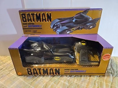 KAYBEE TOY BIZ 蝙蝠侠 1989 年遥控汽车 Michael Keaton 蝙蝠车 复古  — 第 1/4 张图片