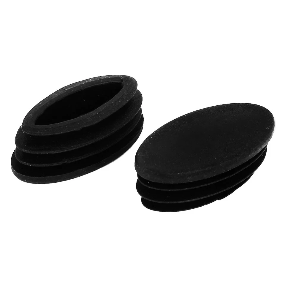 2Pcs Plástico Ovalado Troqueladoras Tapones Para Extremos Tubo Insertos 18x38mm - Imagen 1 de 1