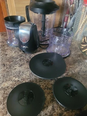 Ninja Master Prep QB1004 450W Professional Blender Food Processor Chopper Set - Image 1 of 4