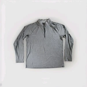 Free Fly 1/4 Zip Gray Performance Bamboo Long Sleeve Fleece Pullover Size XL - Picture 1 of 12