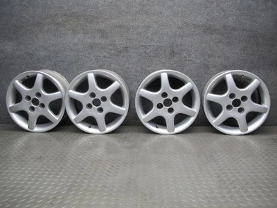 VOLKSWAGEN VW SET OF 4 14" R14 WHEEL RIM 14x6J ET38 4x100 17S601026A OEM - Image 1 of 4