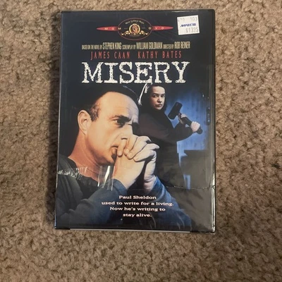 Misery (DVD, 1990)  Stephen King W/Insert James Caan Kathy Bares Brand New! Foto 1 de 2